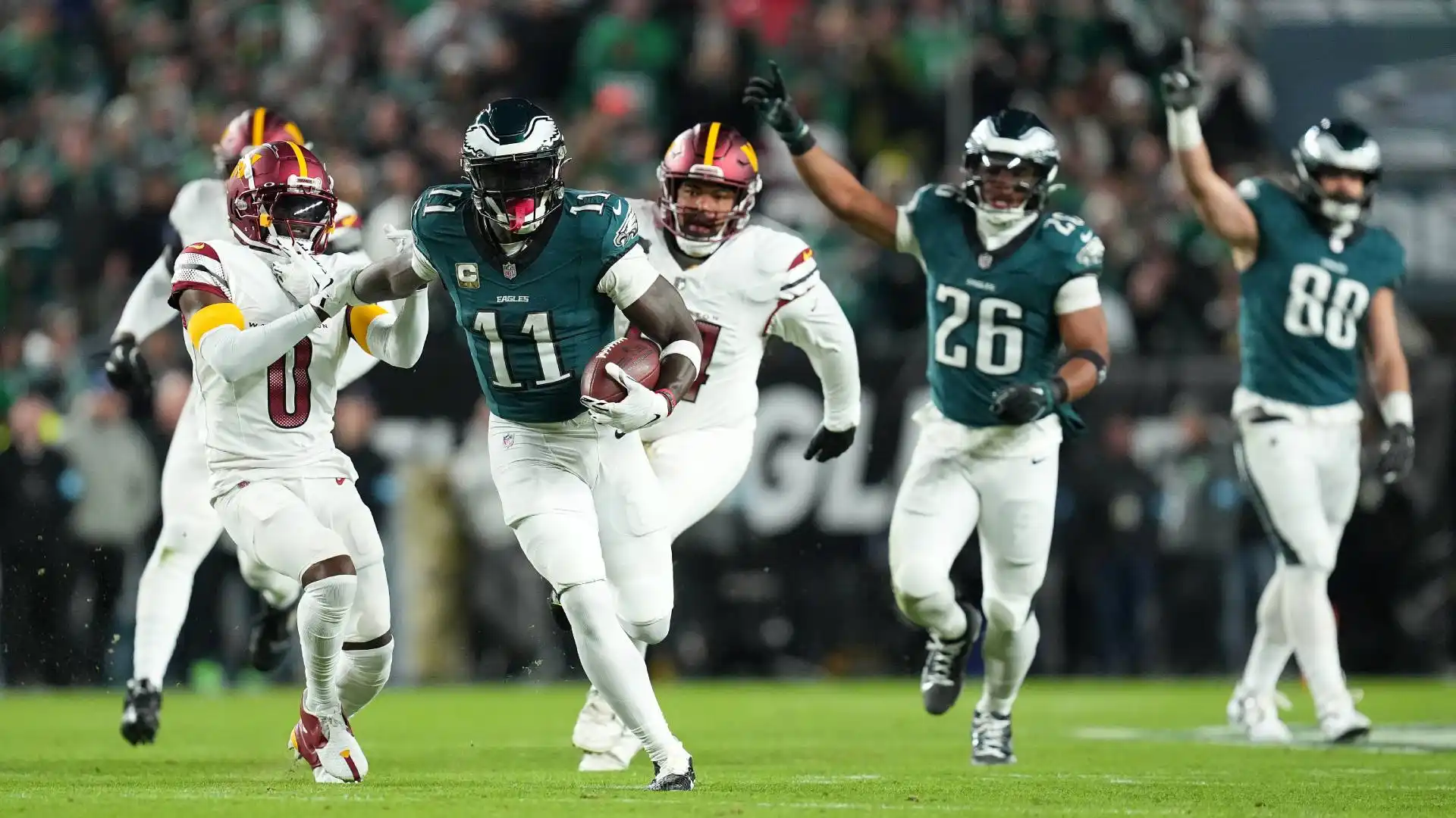 Commanders vs eagles