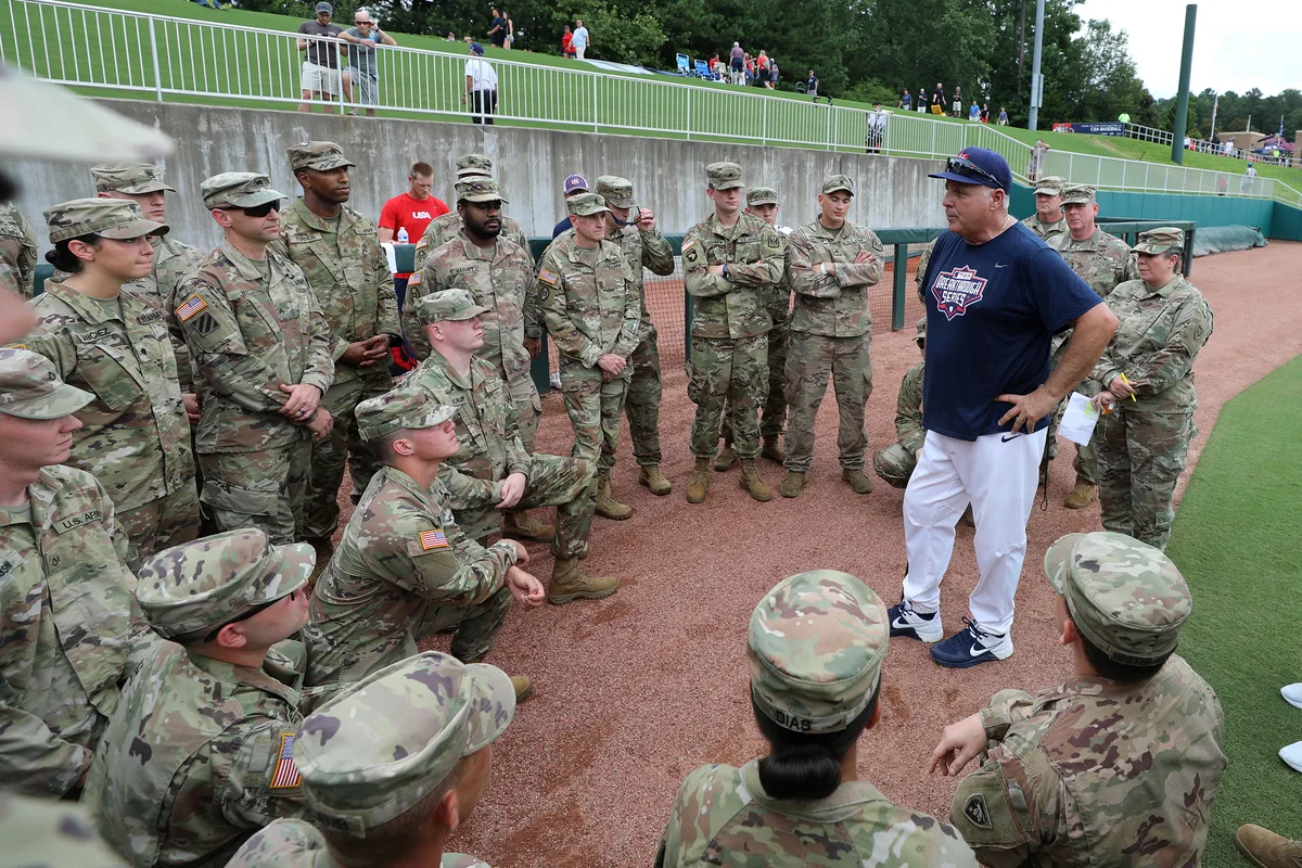 USA Baseball Olympic team players training ahead of the USA baseball Olympics 2028